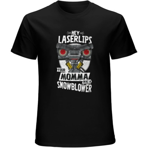 Men's Hey Laser Lips T-Shirt Unisex & Kids - Johnny 5 Short Circuit Robot Funny 80's Black S Men's Hey Laser Lips T-Shirt Unisex & Kids - Johnny 5 Short Circuit Robot Funny 80's Black S