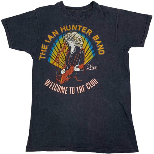 Men's Tee Ian Hunter & Mick Ronson Welcome to The Club T-Shirt Men's Tee Ian Hunter & Mick Ronson Welcome to The Club T-Shirt