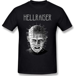 Hellraiser Logo Men's Classic Basic Super Soft Cotton T-Shirt Summer Hellraiser Logo Men's Classic Basic Super Soft Cotton T-Shirt Summer