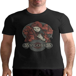 Men's Sylosis Music Mans Tops Short Sleeve Pattern Tshirts Black T-Shirt Men's Sylosis Music Mans Tops Short Sleeve Pattern Tshirts Black T-Shirt