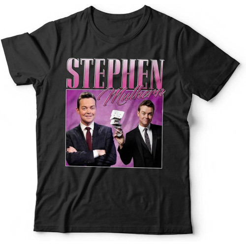 Men's Stephen Mulhern Appreciation Tshirt Unisex Homage Throwback Stag Hen Do Funny Black Men's Stephen Mulhern Appreciation Tshirt Unisex Homage Throwback Stag Hen Do Funny Black