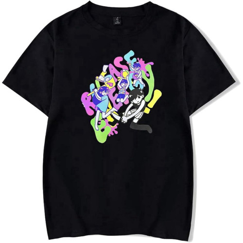 Omori Release Energy!Merch Men Short Sleeve Funny T Shirt Omori Release Energy!Merch Men Short Sleeve Funny T Shirt