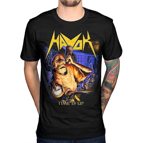 Men's Havok Time is Up T Shirt Candlelight Records Trash Metal Black Short Sleeve Tee Tops Design Printed T Shirt Harajuku Cartoon T Shirts Black Men's Havok Time is Up T Shirt Candlelight Records Trash Metal Black Short Sleeve Tee Tops Design Printed T Shirt Harajuku Cartoon T Shirts Black