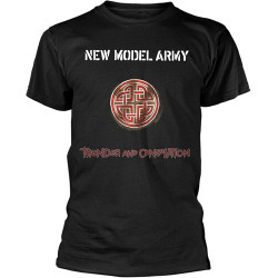 Men's New Model Army (Nma) Thunder and Consolation Black T Shirt Men's New Model Army (Nma) Thunder and Consolation Black T Shirt