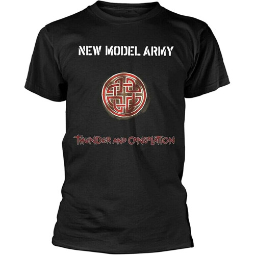 Men's New Model Army (Nma) Thunder and Consolation Black T Shirt