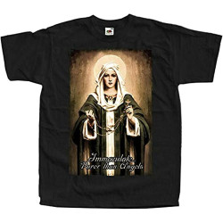 Catholic Immaculate Mary Our Lady Short Sleeve Top Graphic Tee Printed T-Shirt for Men Catholic Immaculate Mary Our Lady Short Sleeve Top Graphic Tee Printed T-Shirt for Men