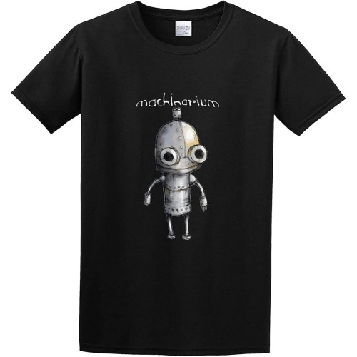 Machinarium Logo Vintage Men's Fashion T-Shirt Casual Tees Clothing Machinarium Logo Vintage Men's Fashion T-Shirt Casual Tees Clothing