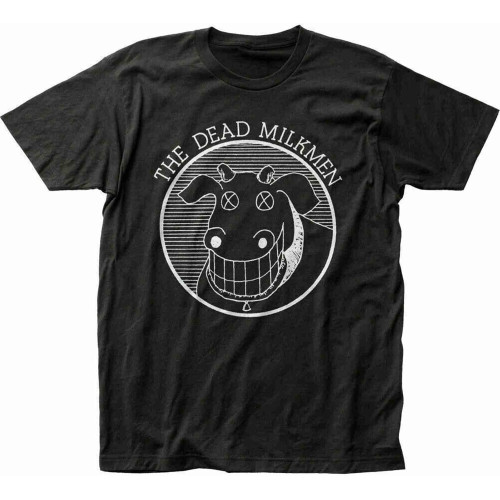 Dead Milkmen Cow Logo T Shirt Mens Rock N Roll Music Band Tee Dead Milkmen Cow Logo T Shirt Mens Rock N Roll Music Band Tee