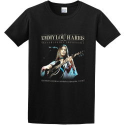 Men's Emmylou Harris in Concert O-Neck Cotton T Shirt