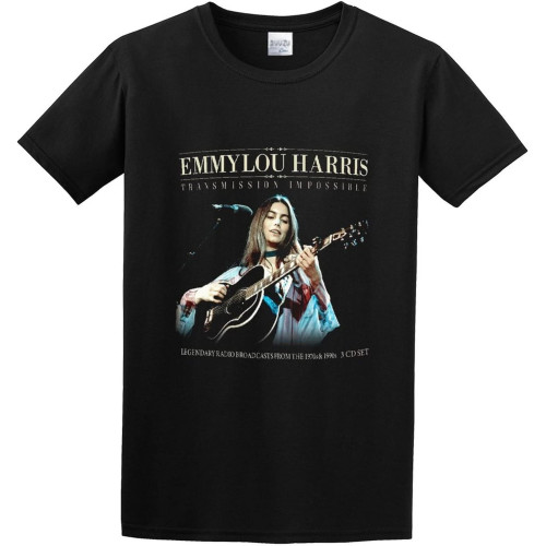 Men's Emmylou Harris in Concert O-Neck Cotton T Shirt Men's Emmylou Harris in Concert O-Neck Cotton T Shirt