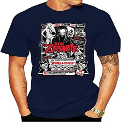 Men's White Zombie Metal Band Horror T Shirt