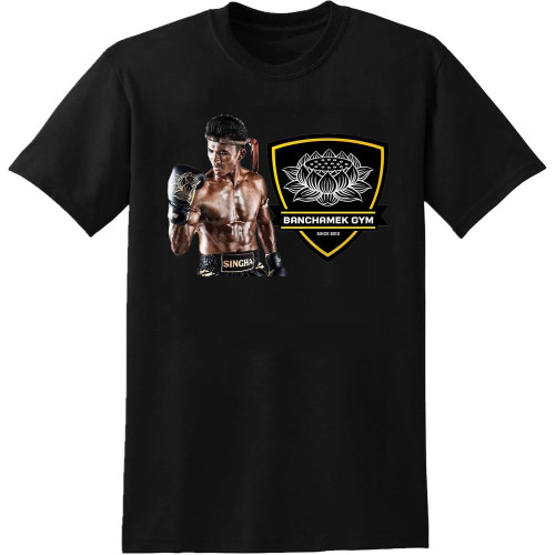 Muay Thai Banchamek Gym Mens Black T-Shirt S Muay Thai Banchamek Gym Mens Black T-Shirt S