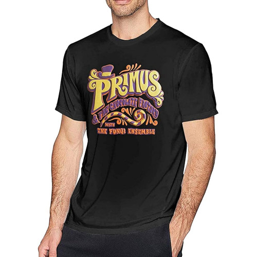 Men's Pr-Imus Man Classic Breathable T Shirt Casual Round Neck Easy Tee Hip Hop Short Sleeve