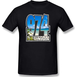 Reunion Island 974 T Shirtby Sjp974run Sarcastic Men's Basic Short Sleeve T-Shirt R248 Tees Tops European Size Reunion Island 974 T Shirtby Sjp974run Sarcastic Men's Basic Short Sleeve T-Shirt R248 Tees Tops European Size