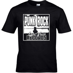 Men's Label Support Shirt #1 Size S-XXL Punk Hardcore Oi Skinhead Punk Rock Punk Shirt Black