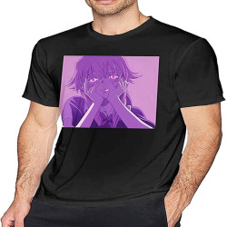 The Future Diary Men's T Shirt Short Sleeves O Neck Cotton T-Shirt