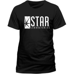 Men's Flash Star Labs Logo TV Series T Shirt Men's Flash Star Labs Logo TV Series T Shirt
