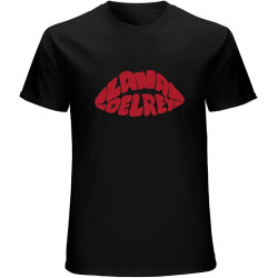 Lana Lips T-Shirt~Del Rey Top Tee Shirt Unisex Reprint Men Lana Lips T-Shirt~Del Rey Top Tee Shirt Unisex Reprint Men