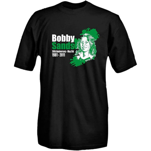 Grid Bobby Sands E18 Anniversary Irish Independent Republican Cotton T-Shirt