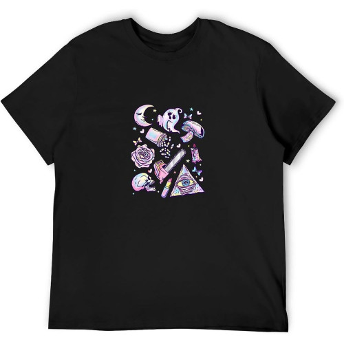 Creepy Cute Aesthetic Pastel Goth Kawaii Chibi Top Mens Custom Made Short-Sleeved Cotton Men Tee T Shirt Creepy Cute Aesthetic Pastel Goth Kawaii Chibi Top Mens Custom Made Short-Sleeved Cotton Men Tee T Shirt