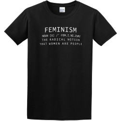 Feminism Definition Funny Feministgraphic Feminism Fashion Giftmen'S Cotton Shirt