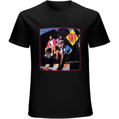 Swv It's About Time T-Shirt - Tour Vintage Concert Shirt 90'S R&B RNB Girl Group Short Sleeved Men's T-Shirt Shirt Top Swv It's About Time T-Shirt - Tour Vintage Concert Shirt 90'S R&B RNB Girl Group Short Sleeved Men's T-Shirt Shirt Top