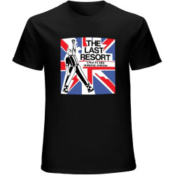 The Last Resort Mens T Shirt - Skinhead Oi Punk The Last Resort Mens T Shirt - Skinhead Oi Punk