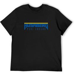 Husaberg Pure Enduro T-Shirt Mens Fashion Short Sleeves Cotton Tops T-Shirt