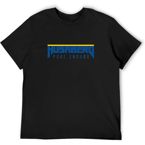 Husaberg Pure Enduro T-Shirt Mens Fashion Short Sleeves Cotton Tops T-Shirt Husaberg Pure Enduro T-Shirt Mens Fashion Short Sleeves Cotton Tops T-Shirt