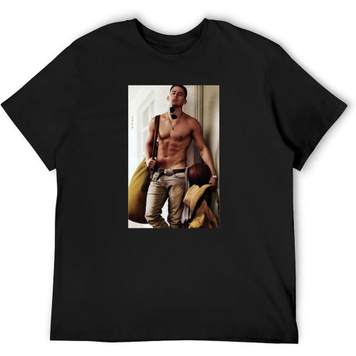 Tatum Men's O-Neck Tee-Shirt Custom Channing Tatum Tee Shirt T-Shirt