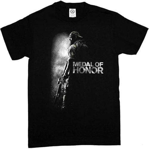 Men's Medal of Honor Cover Logo Video Game T Shirt Tee Short Sleeve Cotton Tee Shirts Men's Medal of Honor Cover Logo Video Game T Shirt Tee Short Sleeve Cotton Tee Shirts