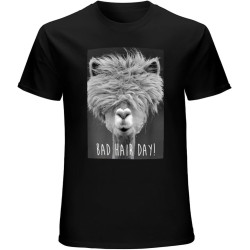 Bad Hair Day Llama Lama Hipster Funny Men T Shirt Bad Hair Day Llama Lama Hipster Funny Men T Shirt