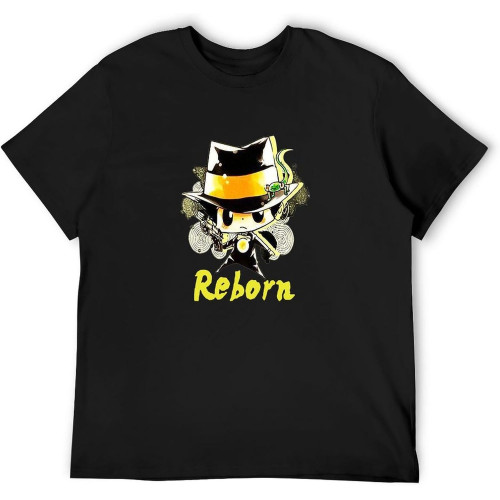 Reborn! Katekyo Hitman Reborn Anime Arcobaleno Reborn Mens T Shirt Reborn! Katekyo Hitman Reborn Anime Arcobaleno Reborn Mens T Shirt