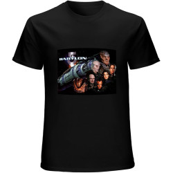 Babylon 5 T Shirt Season 1 2 3 4 Tv Show Men's T-Shirt Babylon 5 T Shirt Season 1 2 3 4 Tv Show Men's T-Shirt