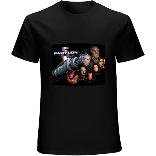 Babylon 5 T Shirt Season 1 2 3 4 Tv Show Men's T-Shirt Babylon 5 T Shirt Season 1 2 3 4 Tv Show Men's T-Shirt