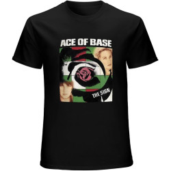 Blackwhitereddesign Pop Rock Heavy Metal Country Band Ace of Base T-Shirt Clothes for Men Men Graphic T Shirts