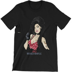 rumin Men's Funny. Amy Winehouse Shirt Cotton Shirt Full Cotton Unisex T-Shirt Balck