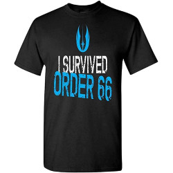 I Survived Order 66 Men T Shirt Blacks Black