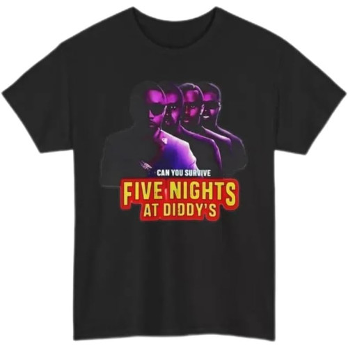 Five Nights at Diddy's House T-Shirt Black