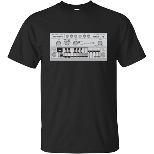 Roland, Retro, Bass Line, TB-303, Trance, Club, Music, T-Shirt Roland, Retro, Bass Line, TB-303, Trance, Club, Music, T-Shirt