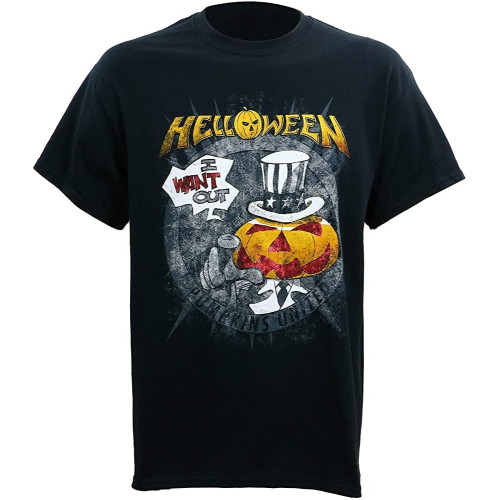 Helloween I Want Out Tour Men T Shirt Helloween I Want Out Tour Men T Shirt