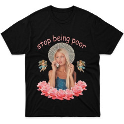 Generic Mens Womens T-Shirt Paris Cotton Hilton Tee 'Stop Apparel Being Costume Poor' for Summer, Multi Color, Multi Size Generic Mens Womens T-Shirt Paris Cotton Hilton Tee 'Stop Apparel Being Costume Poor' for Summer, Multi Color, Multi Size