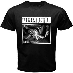 Bikini Kill Men's Black Men T Shirt Black Bikini Kill Men's Black Men T Shirt Black