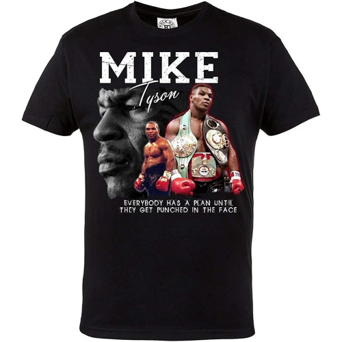 Boxing Mike Tyson Cotton Men's T-Shirt Boxing Mike Tyson Cotton Men's T-Shirt