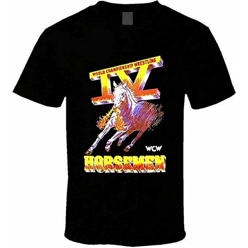 GFTY WCW-Four-4-Horsemen-Wrestling-Legends-Men T Shirt-Four Men T Shirt GFTY WCW-Four-4-Horsemen-Wrestling-Legends-Men T Shirt-Four Men T Shirt