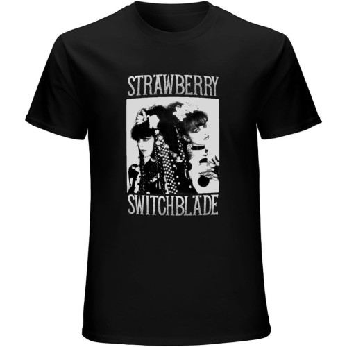 Strawberry Switchblade Unisex T-Shirts Graphic Print Mens Black Tee Shirt Strawberry Switchblade Unisex T-Shirts Graphic Print Mens Black Tee Shirt