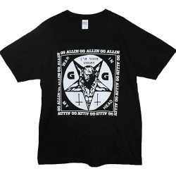 GG ALLIN T Shirt- Hardcore Punk Rock Antiseen Jabbers Graphic Band Men's Tee GG ALLIN T Shirt- Hardcore Punk Rock Antiseen Jabbers Graphic Band Men's Tee