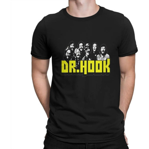 American-Country-Rock-Band-In-The-60s-T-Shirt-for-Men-Dr-Hook-Novelty-Pure-Cotton American-Country-Rock-Band-In-The-60s-T-Shirt-for-Men-Dr-Hook-Novelty-Pure-Cotton