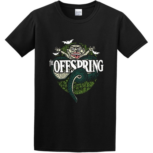 Fashion T-Shirts The Offspring Art Poster Black