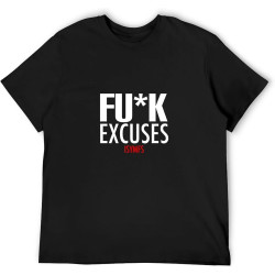 Fashion T-Shirts Fu*K Excuses Ct Fletcher Iron Addicts Bodybuilder Gym Wear Black Fashion T-Shirts Fu*K Excuses Ct Fletcher Iron Addicts Bodybuilder Gym Wear Black